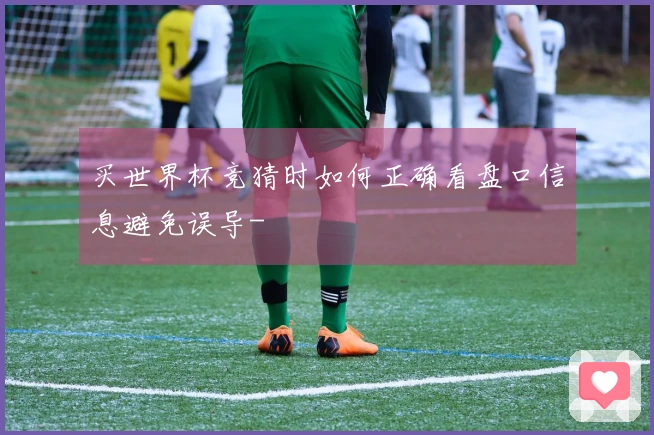 买世界杯竞猜时如何正确看盘口信息避免误导-